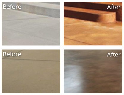 Concrete Before and After