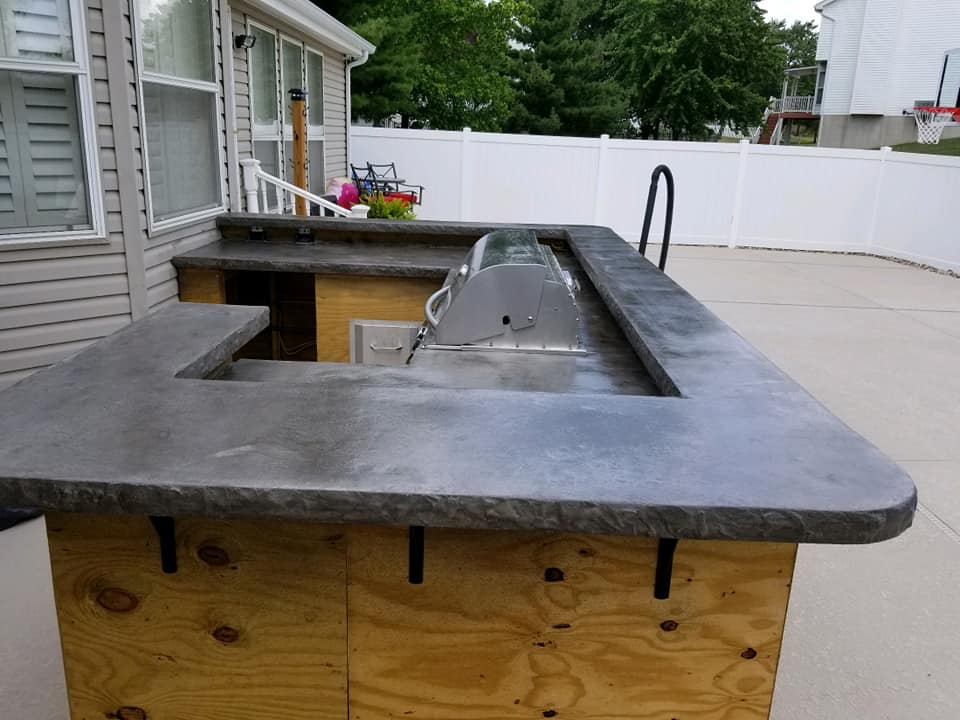Marblelife Countertop, How To Apply Epoxy Concrete Countertops